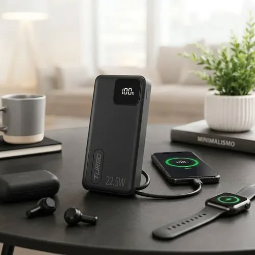 PILA POWER BANK TRANSPARENTE